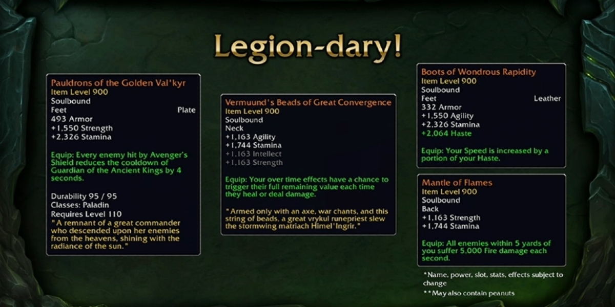 WoW Legion System Updates – Transmog & PvP Changes